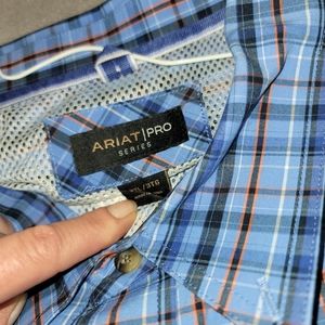 3X men's ls button up.